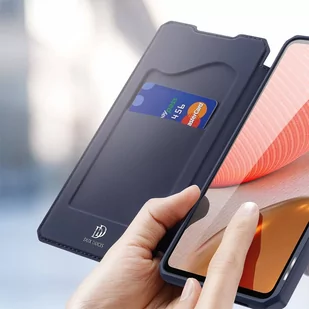 Dux Ducis Skin X kabura etui pokrowiec z klapką Samsung Galaxy A72 4G niebieski - Etui i futerały do telefonów - miniaturka - grafika 3