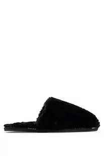 HUGO Kapcie damskie Cozy_sild_dla dzieci, czarny (Black1), 37 eu - Kapcie damskie - miniaturka - grafika 1