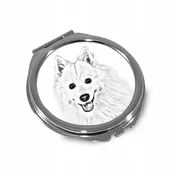 Lusterka do makijażu - Szpic japoński Lusterko kieszonkowe składane - miniaturka - grafika 1