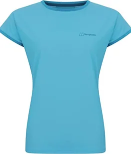 Berghaus Nesna Short Sleeve Wicking Crew Baselayer T-Shirt Damski, Zatoka Navagio/Port Morski, 12 - Koszulki i topy damskie - miniaturka - grafika 1