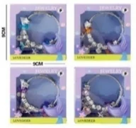 Zabawki kreatywne - Madej Bransoletka + charmsy 4 rodzaje 9x9cm - miniaturka - grafika 1