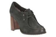 Półbuty damskie - Cass Day [black nubuck] - rozmiar 42 - miniaturka - grafika 1