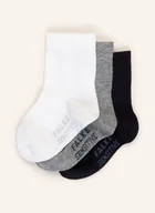 Skarpetki damskie - Falke Skarpety Sensitive, 3 Pary grau - miniaturka - grafika 1