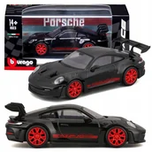 Samochody i pojazdy dla dzieci - Porsche 911 GT3 RS 1:43 Bburago 18-38311 MODEL SAMOCHODU WYŚCIGOWEGO - miniaturka - grafika 1