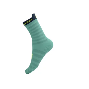 COMPRESSPORT Skarpetki do biegania PRORACING SOCKS V4 ULTRALIGHT RUN HIGH shell blue/blues - Skarpetki sportowe męskie - miniaturka - grafika 8