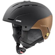 Kaski narciarskie - Uvex Stance MIPS, kask narciarski, czarny/Brązowy - miniaturka - grafika 1
