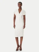 Sukienki - Patrizia Pepe Sukienka koktajlowa 8A1663/A6F5-W409 Écru Regular Fit - miniaturka - grafika 1