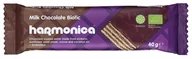 Ciastka - HARMONICA WAFELEK Z KREMEM MLECZNO - KAKAOWYM W POLEWIE Z MLECZNEJ CZEKOLADY Z PROBIOTYKAMI BIO 40 g - - miniaturka - grafika 1