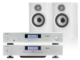 Rotel A11 Tribute (srebrny) + CD11 Tribute (srebrny) + 607 S3 (biały) - Zestawy stereo - miniaturka - grafika 1