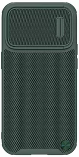 Nillkin Textured S Magnetic Case etui iPhone 14 Pro pokrowiec MagSafe z osłoną na aparat zielony - Etui i futerały do telefonów - miniaturka - grafika 1