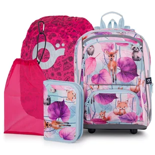 Topgal Komplet szkolny BEBE 25002 SET LARGE - Plecaki szkolne i tornistry - miniaturka - grafika 1