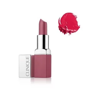Clinique, Pop Matte Lip Colour Primer, pomadka do ust z bazą 03 Ruby Pop, 3,9 g - Szminki - miniaturka - grafika 1