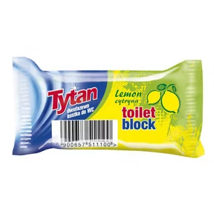Tytan Unia Kostka toaletowa Cytryna opakowanie uzupełniające 40 g - Środki do WC - miniaturka - grafika 1