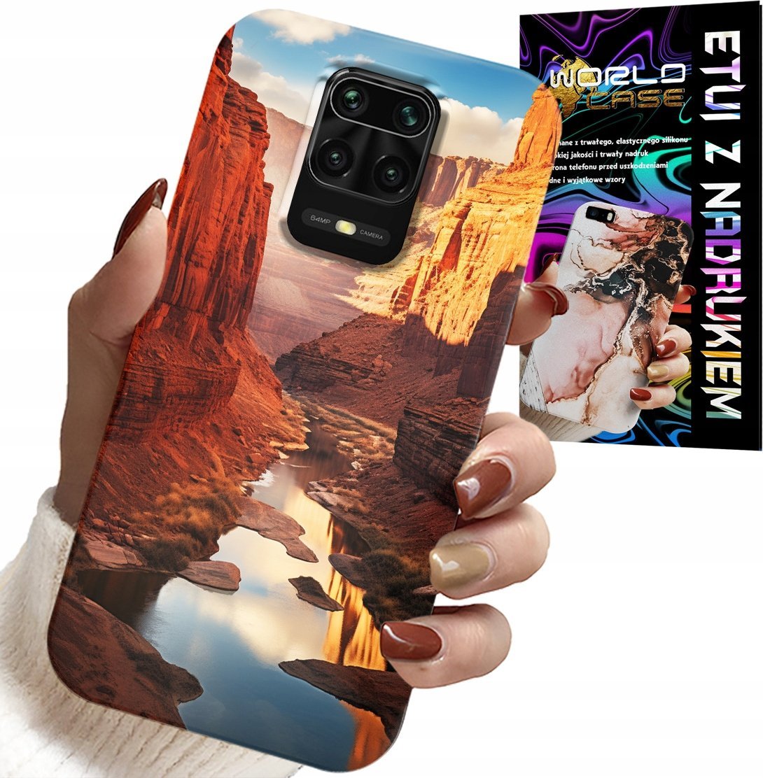 ETUI DO XIAOMI NOTE 9 PRO / 9S - WIELKI KANION PUSTYNIA PIĘKNE WZORY CASE