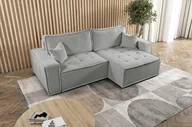 Narożniki - Sofa w kształcie L BOHOO narożnik tkanina Raven ciemnobeżowy prawy - miniaturka - grafika 1
