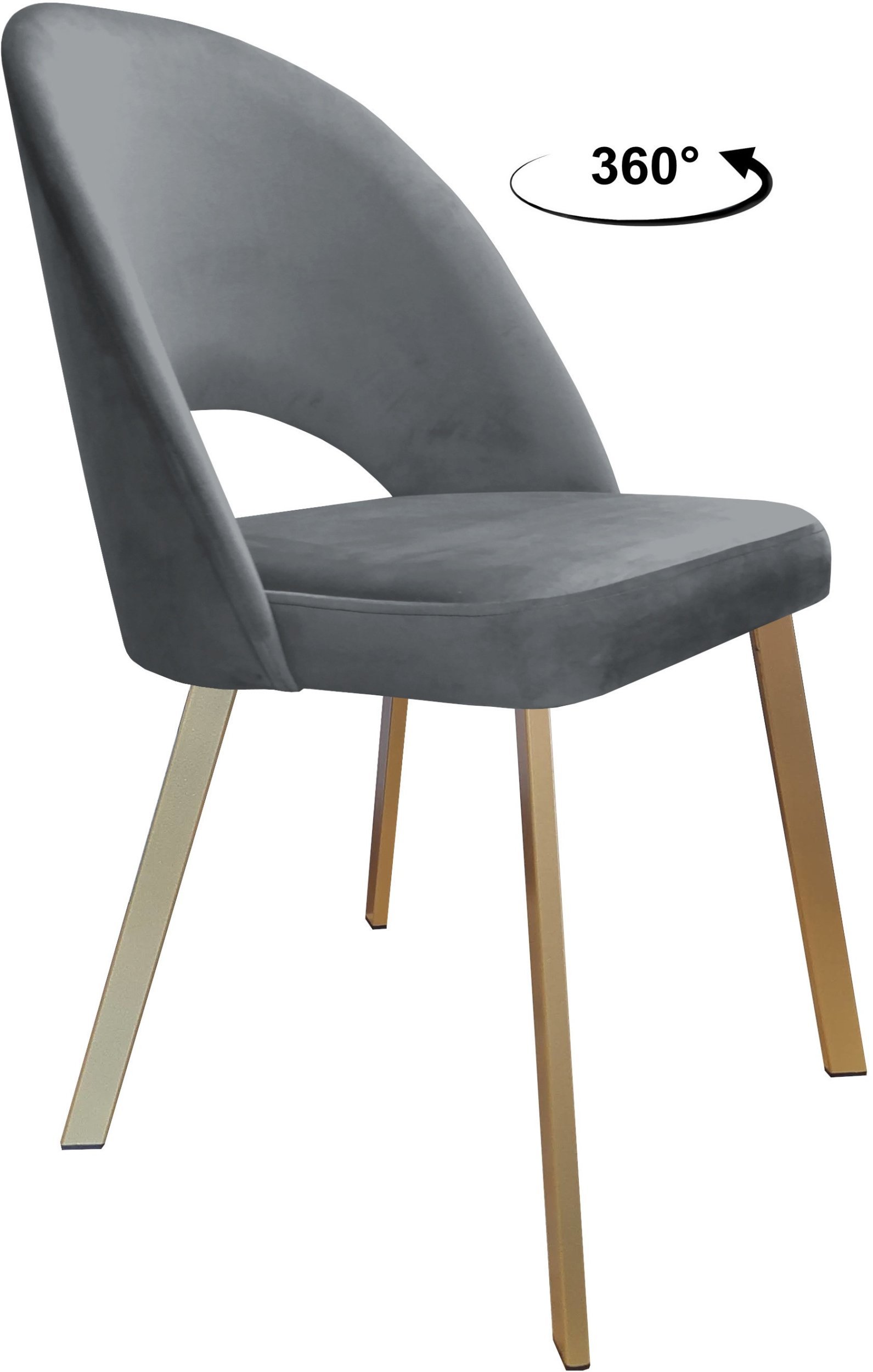 Krzesło obrotowe Polo podstawa Profil złota BL14