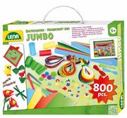Zabawki kreatywne - Lena 42629 walizka do majsterkowania Jumbo, 800 części 42629 - miniaturka - grafika 1