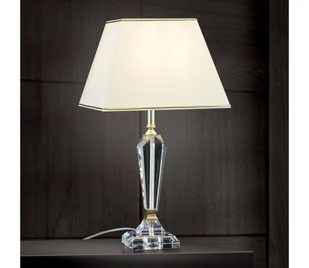 Orion LA 4-1201 - Kryształowa lampa stołowa VERONIQUE 1xE27/60W/230V kremowy/złoty - Lampy stojące - miniaturka - grafika 1