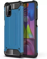 Etui i futerały do telefonów - Samsung Hurtel Hybrid Armor pancerne hybrydowe etui pokrowiec Galaxy M51 niebieski - miniaturka - grafika 1