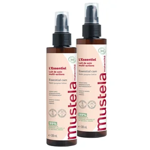 Zestaw Mustela Maternite Essential Care, wielofunkcyjne mleczko do ciała, dla kobiet w ciąży i po porodzie, 2 x 200 ml - Zestawy kosmetyków damskich - miniaturka - grafika 1