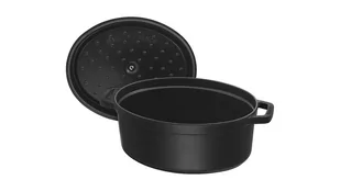 Staub Garnek Żeliwny Cocotte 33 cm Czarny 40509-322-0 - Garnki - miniaturka - grafika 1