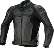 Odzież motocyklowa - Alpinestars GP Force skórzana kurtka motocyklowa (Black/Black, 60) - miniaturka - grafika 1