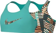 Biustonosze - Nike Dziewczęcy G Nk Swsh Rev Bra Sport AOP biustonosz sportowy - miniaturka - grafika 1