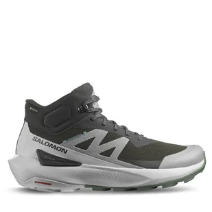 Trekkingi Salomon Elixir Activ Mid Gore-Tex L47457000 Szary - Buty trekkingowe męskie - miniaturka - grafika 1