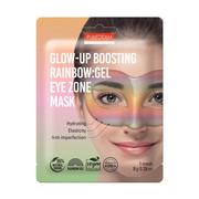 Maseczki do twarzy - Purederm Wegańska Glow-up Boosting RAINBOW: hydrożelowa maska na oczy 8 g ADS767 - miniaturka - grafika 1