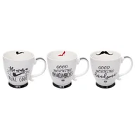 Kubki - Kubek Positiv 450 ml czarno-biały - miniaturka - grafika 1