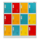 Szafy biurowe - JAN NOWAK model OLA skrytkowa szafa socjalna BHP do szkół i przedszkoli - miniaturka - grafika 1