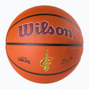 Piłka do koszykówki Wilson NBA Team Alliance Cleveland Cavaliers brown rozmiar 7 - Koszykówka - miniaturka - grafika 1