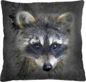 Kołdry i poduszki dla dzieci - Bertoni-arco Poduszka - RACOON - 40x40 cm - miniaturka - grafika 1