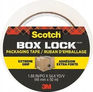 Akcesoria do pakowania - Q-Connect Taśma pakowa SCOTCH®Box Lock, 48mm x 50m, 1szt., transparentna - miniaturka - grafika 1
