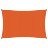 Parasole ogrodowe - vidaXL Żagiel przeciwsłoneczny, 160 g/m, pomarańczowy, 2x3,5 m, HDPE vidaXL - miniaturka - grafika 1