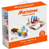 Zabawki konstrukcyjne - MARIO-INEX Klocki Waffle mini 140szt Konstruktor chłop.) MARIOINEX - miniaturka - grafika 1
