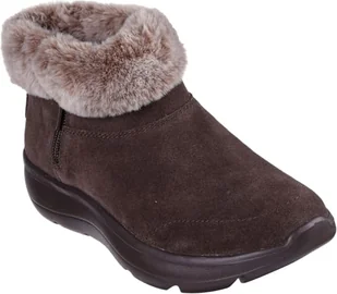 Skechers Damskie botki ON-The-GO Encore Snow-Caped, czekoladowe, 4 UK, Czekolada, 37 EU - Botki damskie - miniaturka - grafika 1