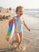 Stroje kąpielowe dla dziewczynek - Sinsay - Jednoczęściowy strój kąpielowy z motywem syreny - wielobarwny - miniaturka - grafika 1