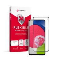 Szkła hartowane na telefon - Forcell Szkło hybrydowe Flexible 5d Full Glue Do Samsung Galaxy A52/52s 5g Czarny - miniaturka - grafika 1