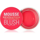 Róże do policzków - MAKEUP REVOLUTION MOUSSE RÓŻ DO POLICZKÓW GRAPEFRUIT CORAL 6G - miniaturka - grafika 1