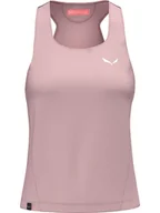 Koszulki i topy damskie - Salewa Top funkcyjny w kolorze jasnoróżowym - miniaturka - grafika 1