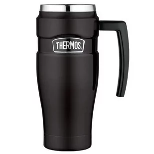 Thermos Wodoszczelny termokubek z uchwytem black matte 160033 - Kubki termiczne - miniaturka - grafika 1