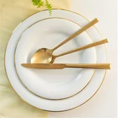 Serwisy obiadowe - Serwis obiadowy na 12 osób porcelanowy PLUS GOLD - miniaturka - grafika 1