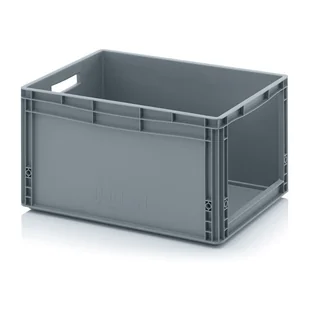AUER Skrzynki plastikowe z otworem 600x400x320 mm SLK 64/32 - Pojemniki przemysłowe - miniaturka - grafika 1