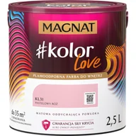 Farby wewnętrzne - Farba #Kolor Love KL31 pastelowy róż 2,5 l Magnat - miniaturka - grafika 1