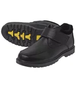 Buty zimowe męskie - Skórzane buty zapinane na rzep Mężczyzna Atlas For Men - Kolor : Czarny - Rozmiar : 39 - miniaturka - grafika 1