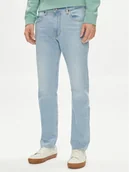 Spodnie męskie - Lee Jeansy Rider 112349881 Niebieski Slim Fit - miniaturka - grafika 1