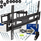 Inne akcesoria audio-wideo - MOCNY OBROTOWY UCHWYT TELEWIZORA WIESZAK TV REGULACJA UCHYLNY 37-99 CALI - miniaturka - grafika 1