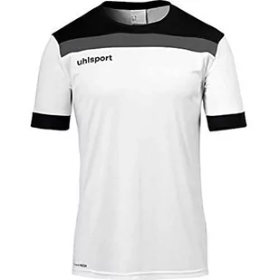 uhlsport uhlsport Męska koszulka otwarta 23, koszulka z krótkim rękawem, odzież treningowa biały czarny/antracytowy/biały S 100380402 - Koszulki dla dziewczynek - miniaturka - grafika 1