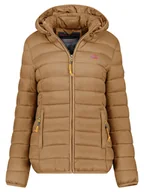 Kurtki damskie - Geographical Norway Kurtka pikowana "Atikolor" w kolorze jasnobrązowym - miniaturka - grafika 1